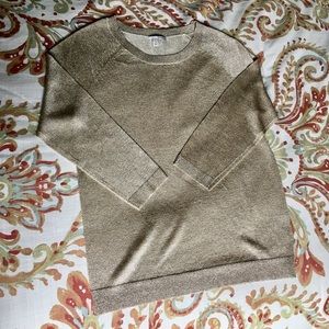 Halogen Gold Metallic Sweater